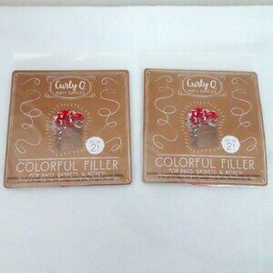 Gift Bag Filler No Mess Reusable For FOUR Bags Baskets Boxes Red White Silver